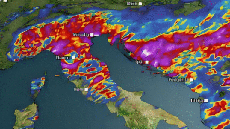 Toskana Unwetter Karte